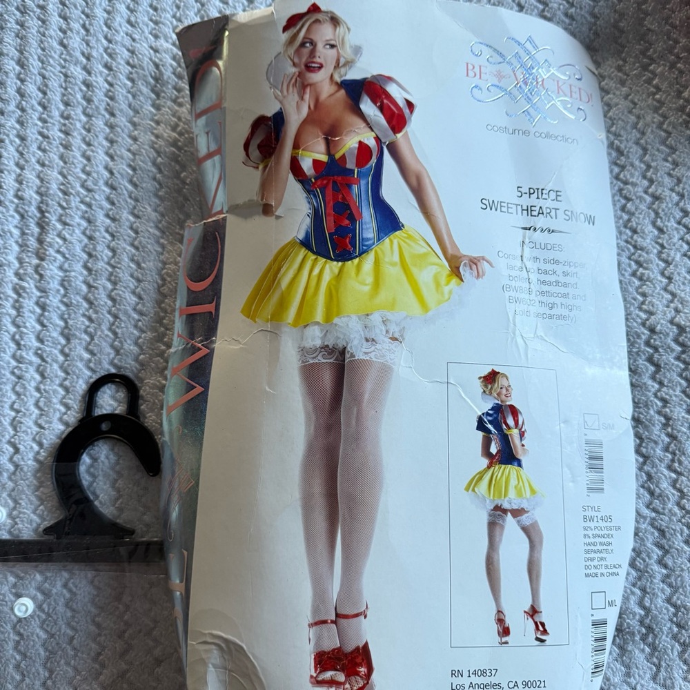 Sweetheart Snow Costume with Yellow Skirt